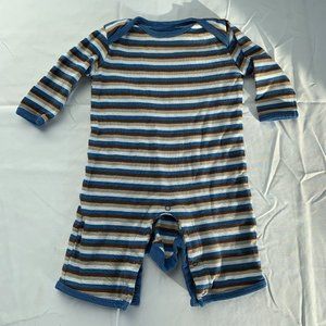 Old Navy Long Sleeve Onesie Button Snap Legs